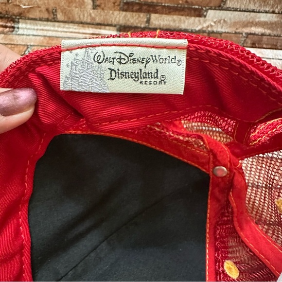 Walt Disney World Mickey Mouse Rock Legend Black and Red Graphic Cap - Picture 7 of 9